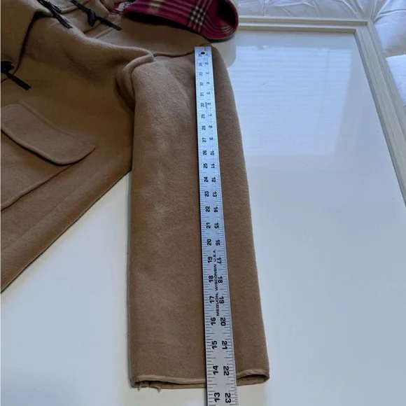 LILLY PULTIZER Camel Toggle Wool Pea Coat Girls Size 12 - Picture 13 of 14